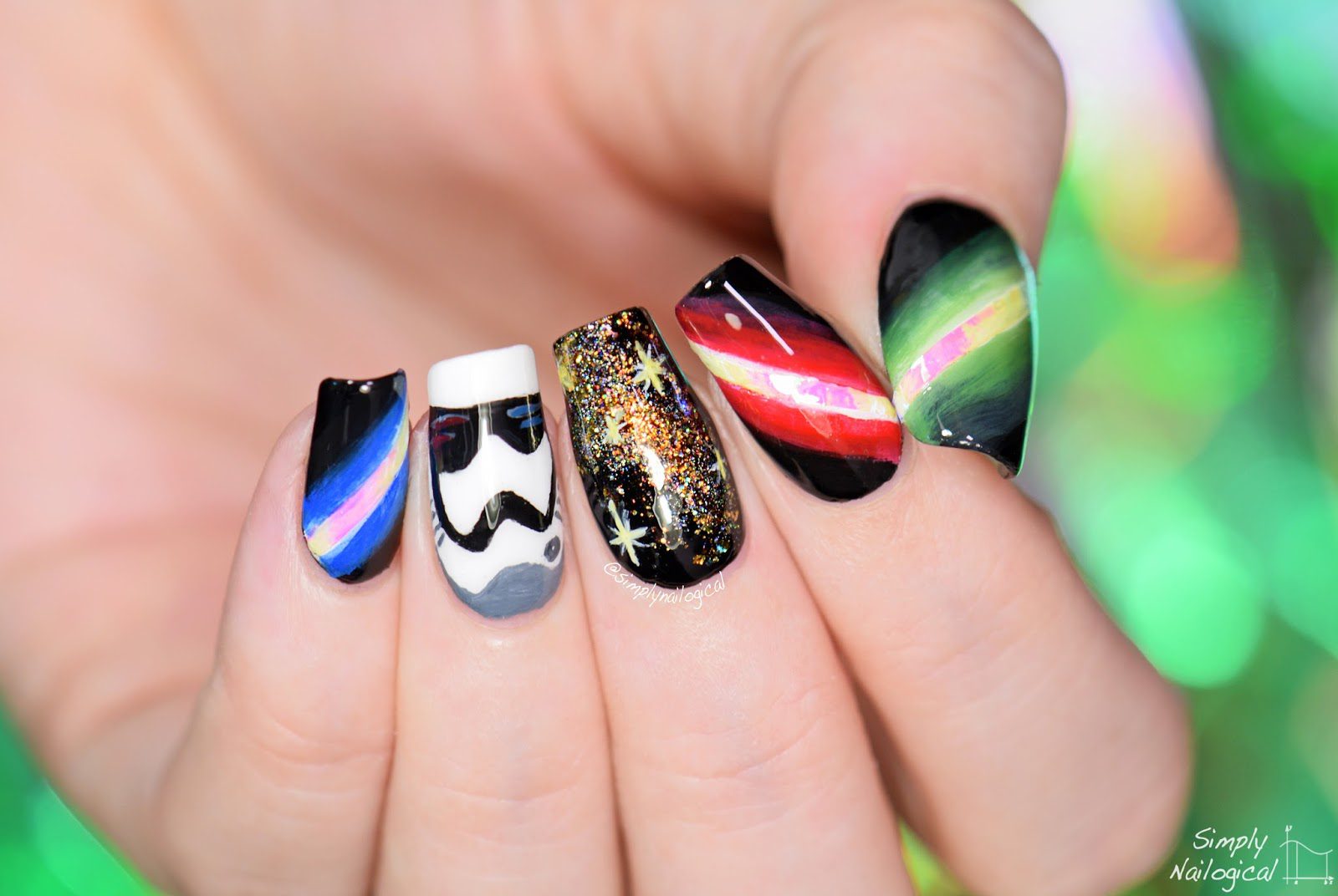 Star Wars Decorated Nail