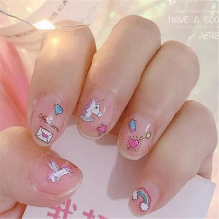 23-ideias-de-unha-decorada-unicornio