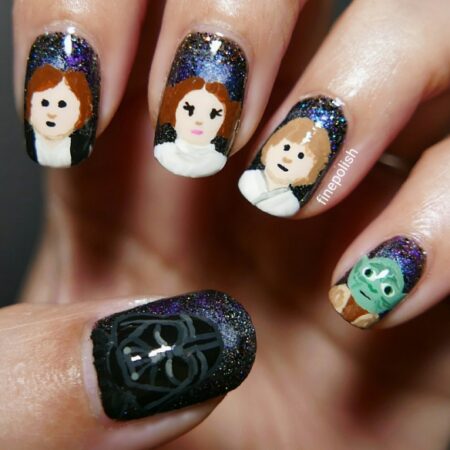 23-ideias-de-unha-decorada-star-wars