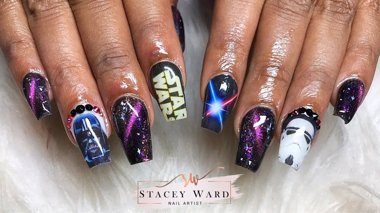Star Wars Decorated Nail
