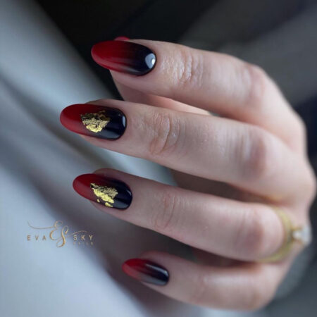 37-ideias-de-unhas-decoradas-preto-e-vermelho