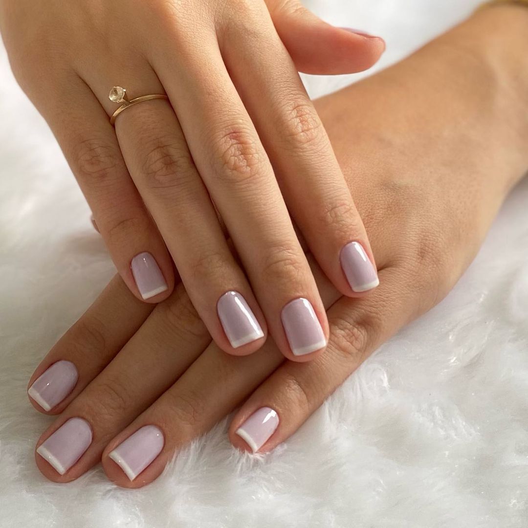 Unhas Decoradas De Cor Clara