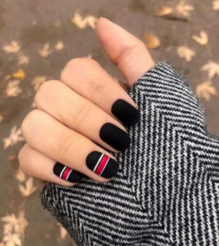 37-ideias-de-unhas-decoradas-preto-e-vermelho