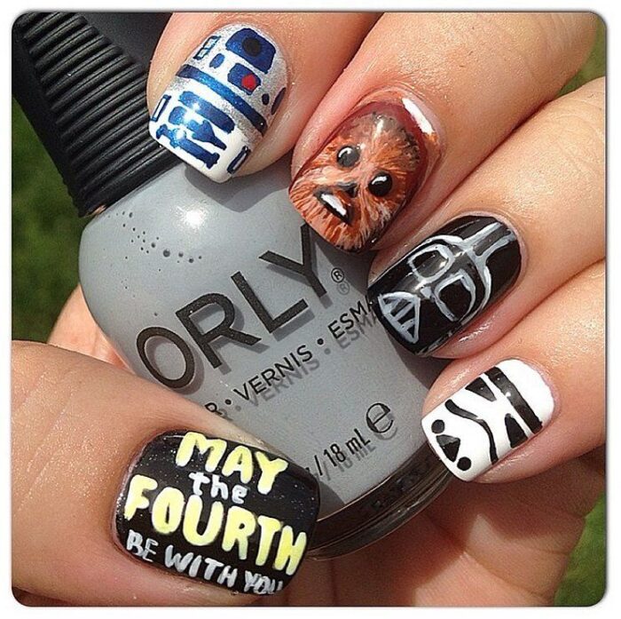 Star Wars Decorated Nail