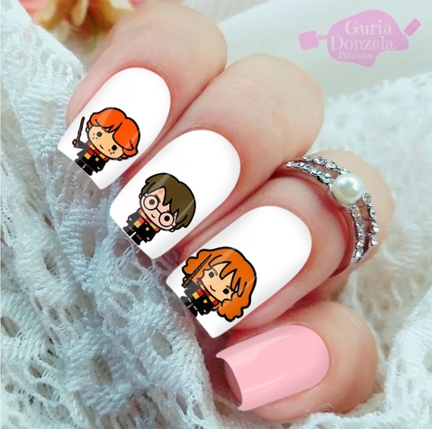 Unha Decorada Harry Potter