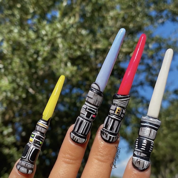 Star Wars Decorated Nail