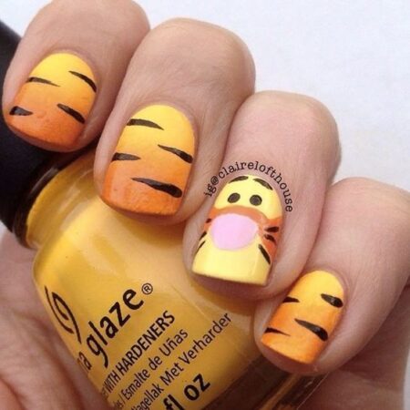 26-ideias-de-unha-decorada-ursinho-pooh