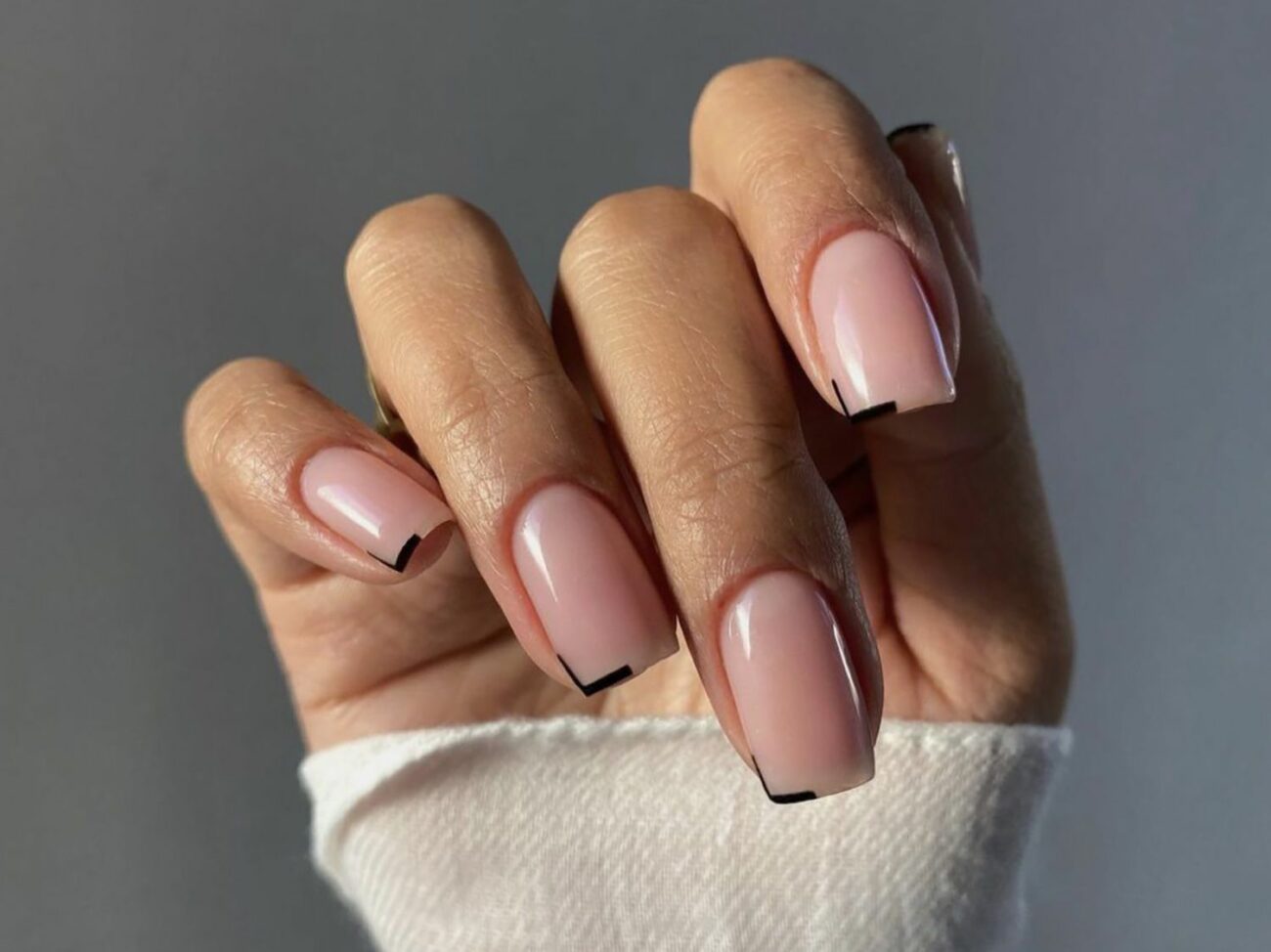 Light Color Decorated Nails