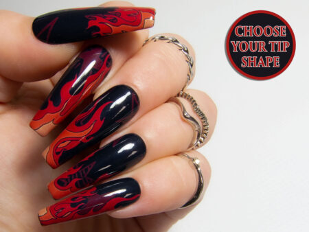 37-ideias-de-unhas-decoradas-preto-e-vermelho
