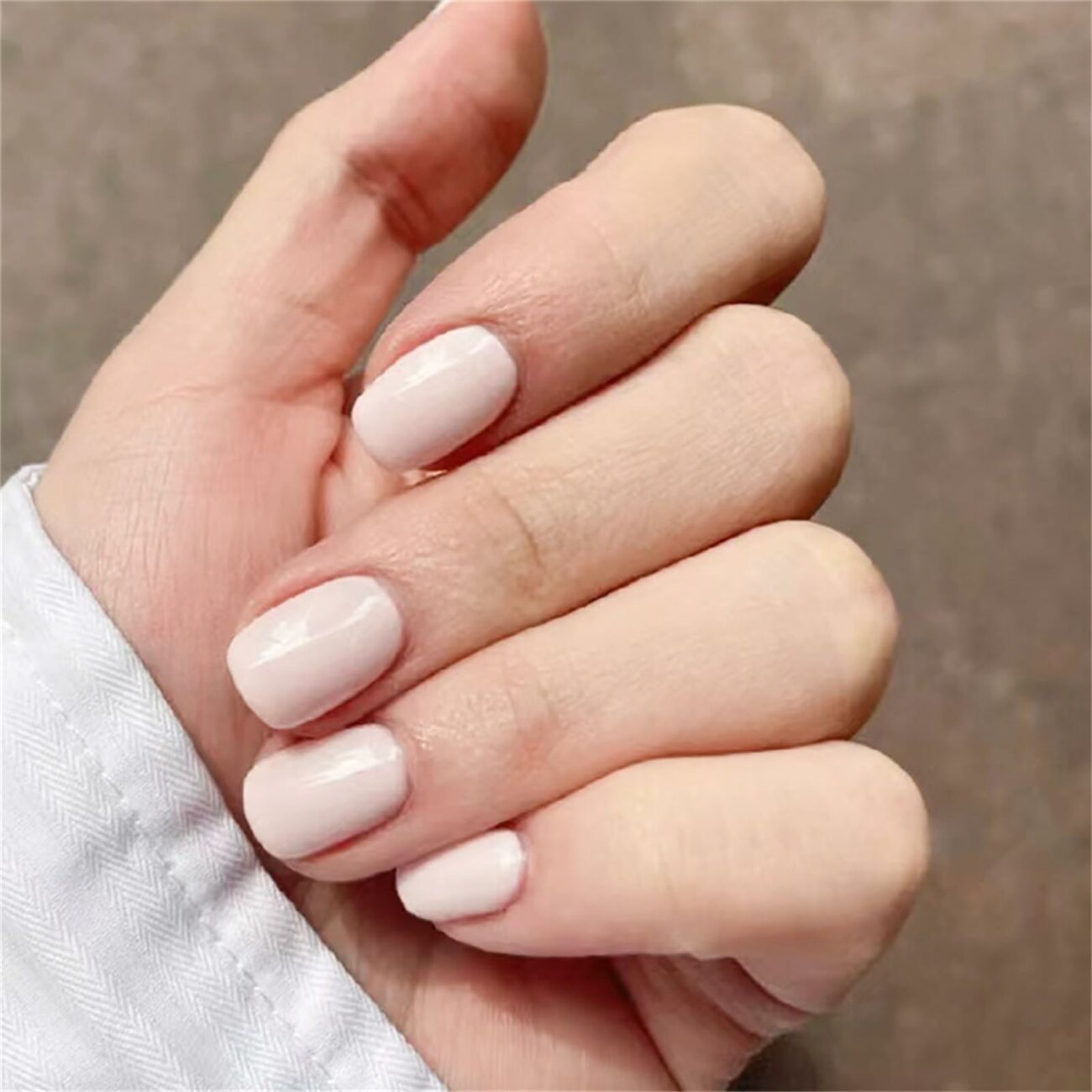 Light Color Decorated Nails