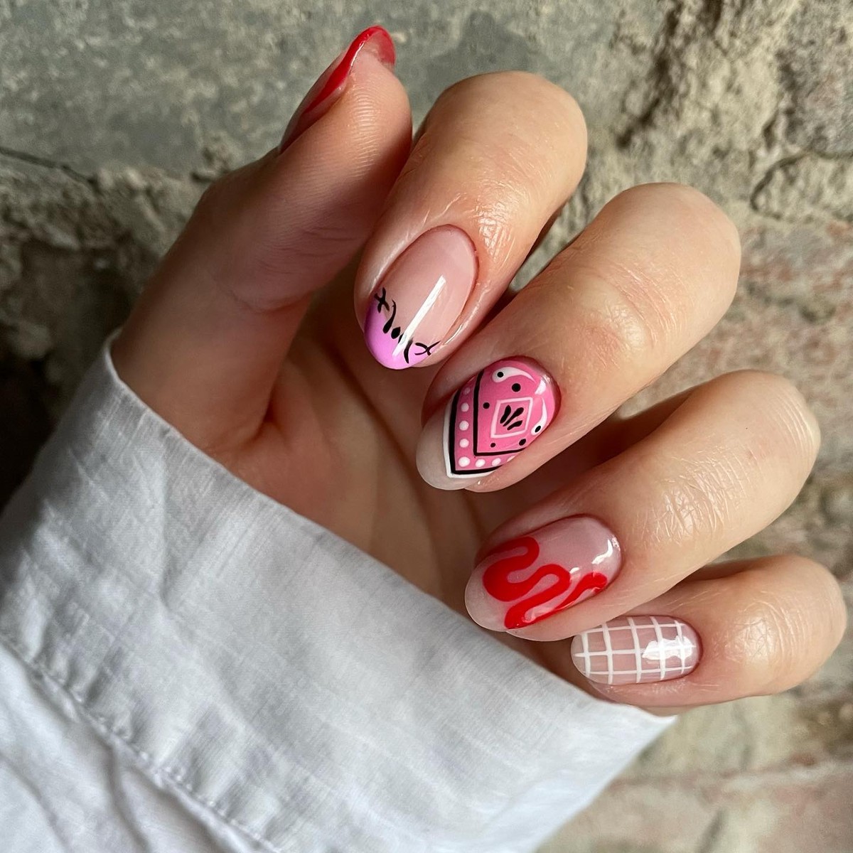 Sao Joao Decorated Nail