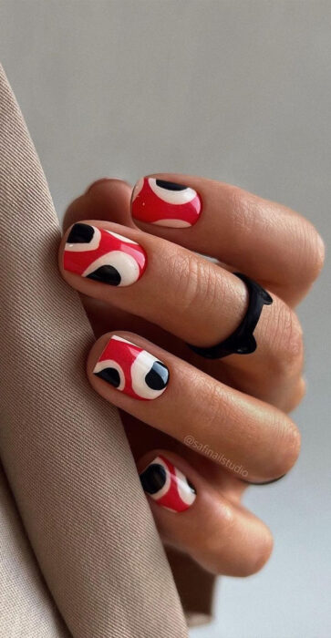 37-ideias-de-unhas-decoradas-preto-e-vermelho
