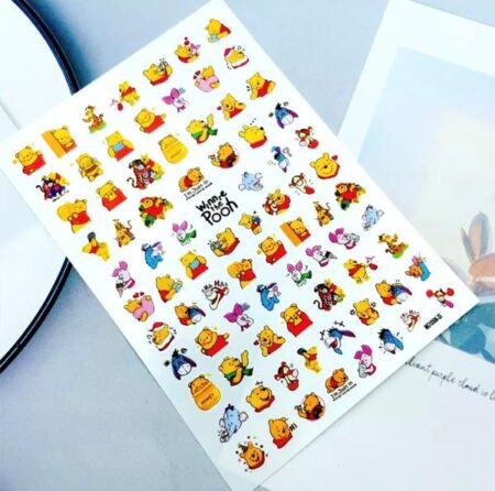 26-ideias-de-unha-decorada-ursinho-pooh