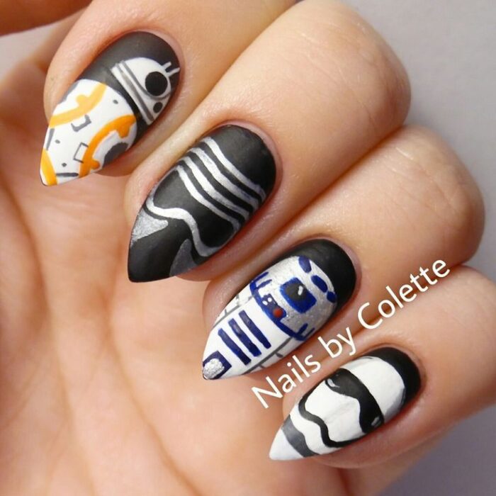Unha Decorada Star Wars