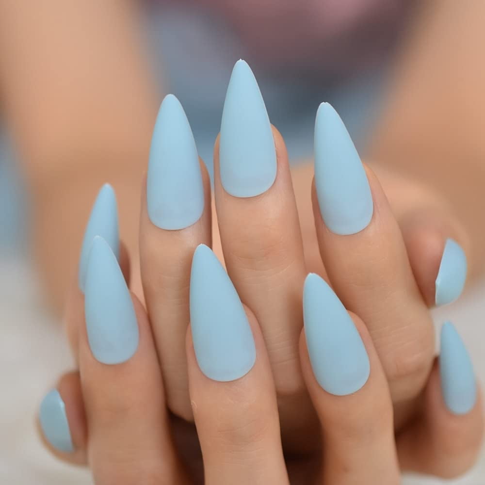 Decorated Stiletto Nails