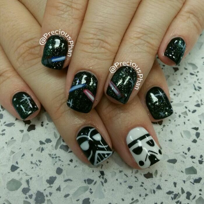 Unha Decorada Star Wars
