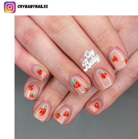21-ideias-de-unha-decorada-moranguinho