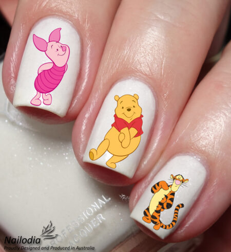 26-ideias-de-unha-decorada-ursinho-pooh