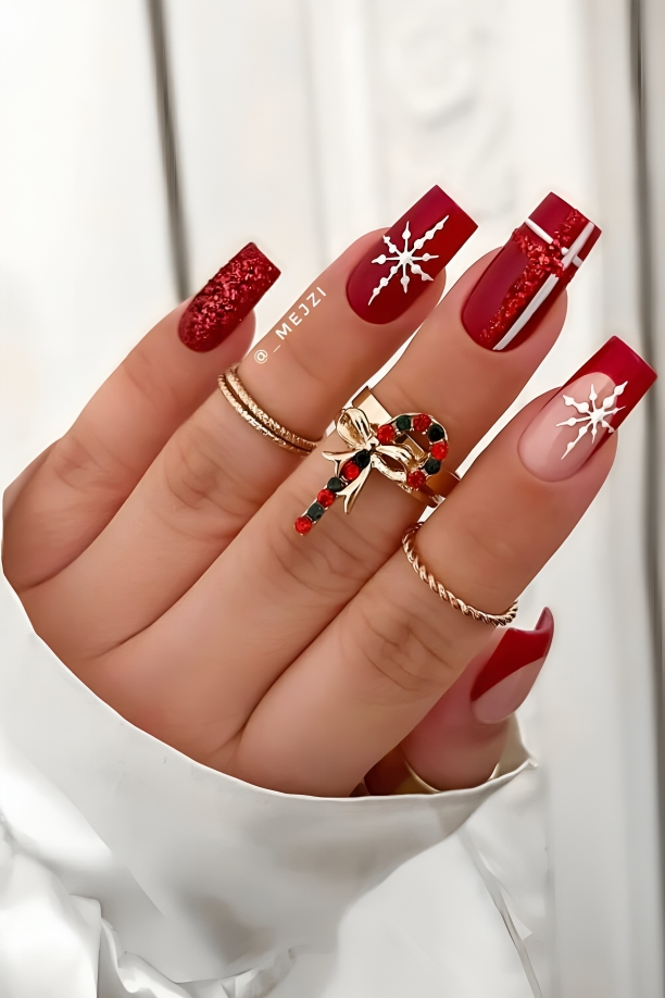 Unha Decorada De Natal