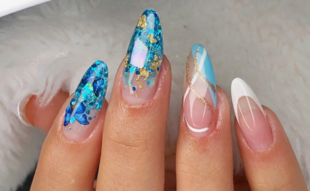 ideias-de-unha-decorada-sereia