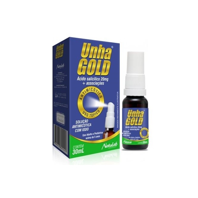UNHA GOLD SOLUÇÃO ANTIMICÓTICA - 30ML