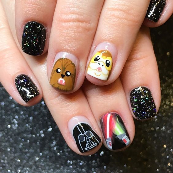 Unha Decorada Star Wars