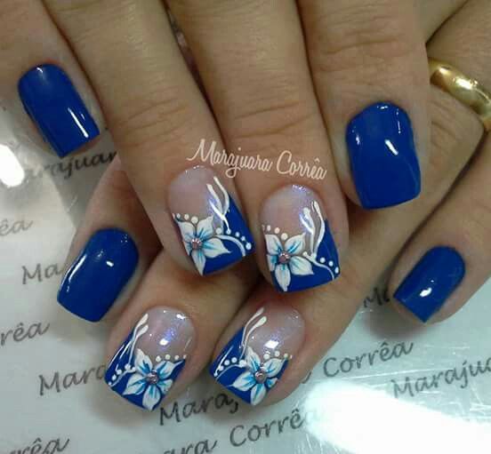 Flores azuis