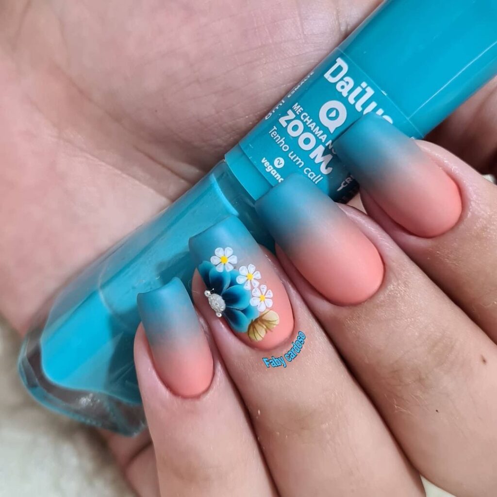 Unhas Degradê: 53 ideias inspiradoras