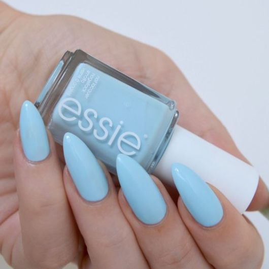 Unha Azul Decorada – Ideias de esmaltes ...