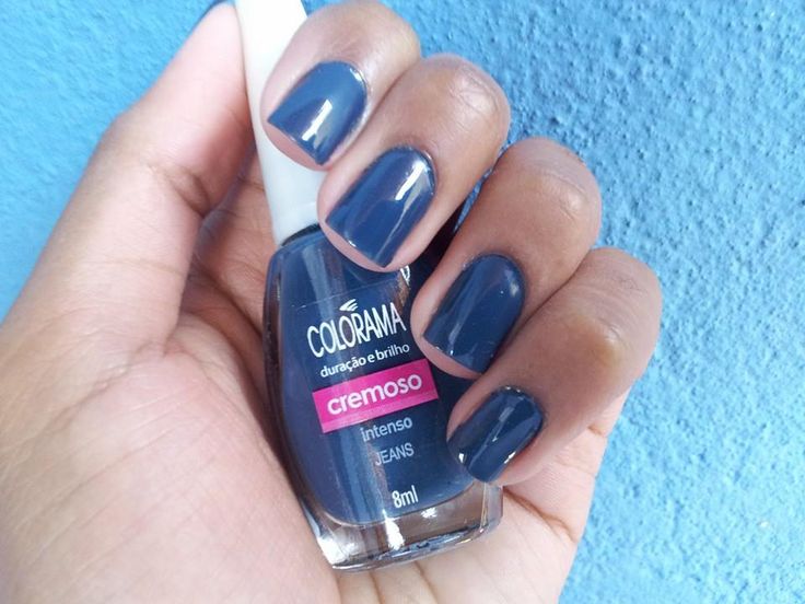 Jeans, da Colorama #nails #azul