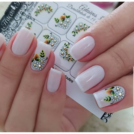 100 Adesivos de Unhas Decoradas Frases ...