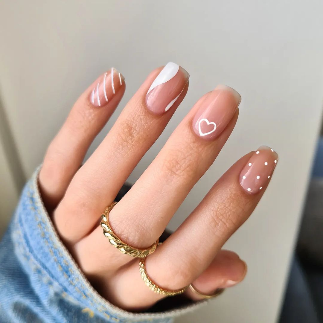 unhas quadradas ...