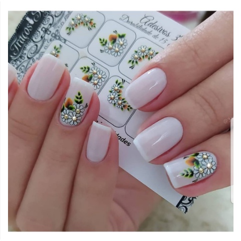 ✓ 100 Adesivos de Unhas Decoradas ...