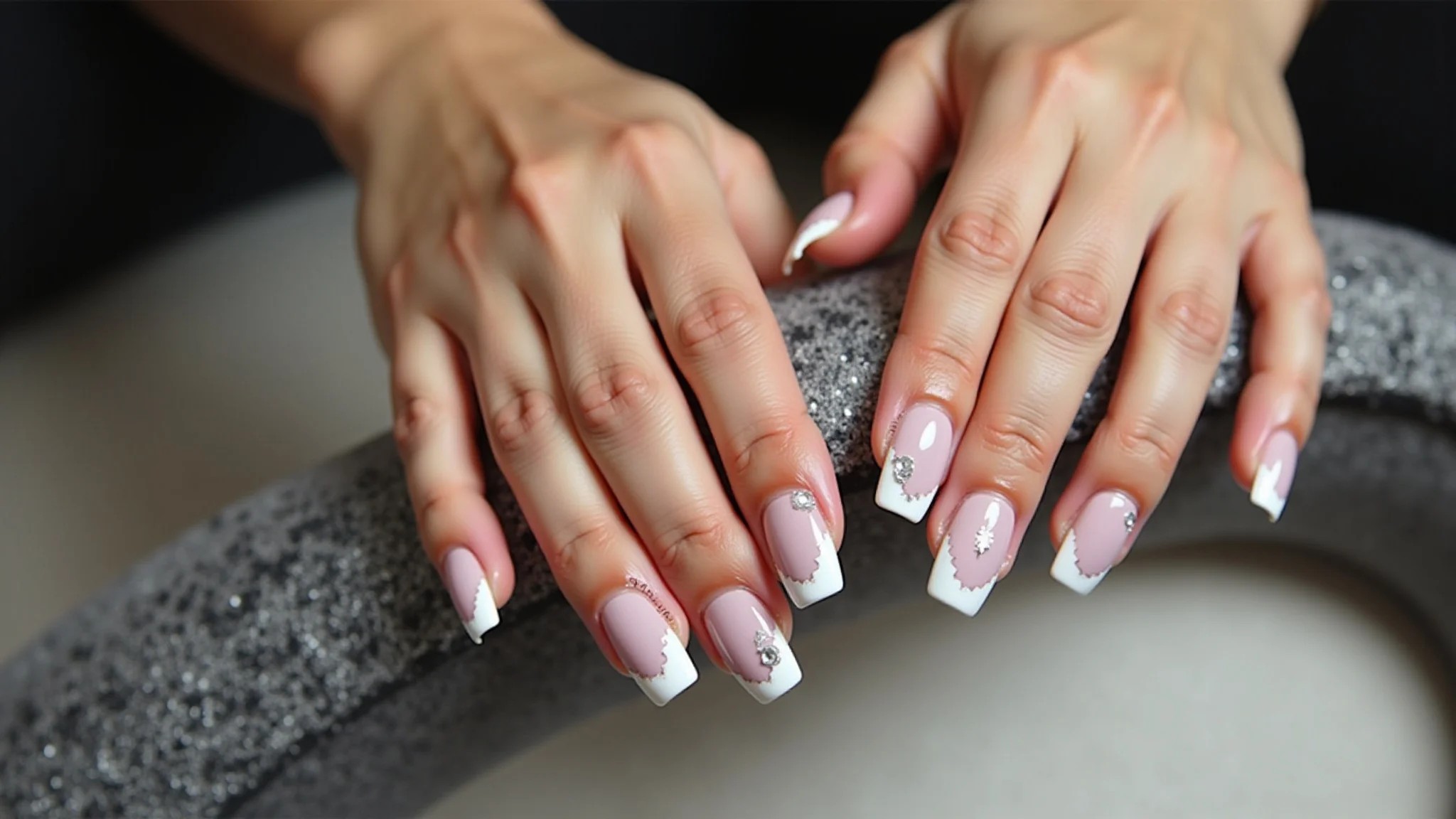 Francesinha diagonal, design original e moderno, unhas decoradas.