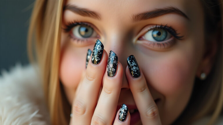 Ideias de Unha Decorada para o Inverno