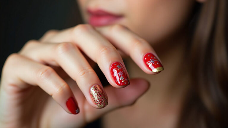 15 Ideias de Unhas Decoradas para o Natal