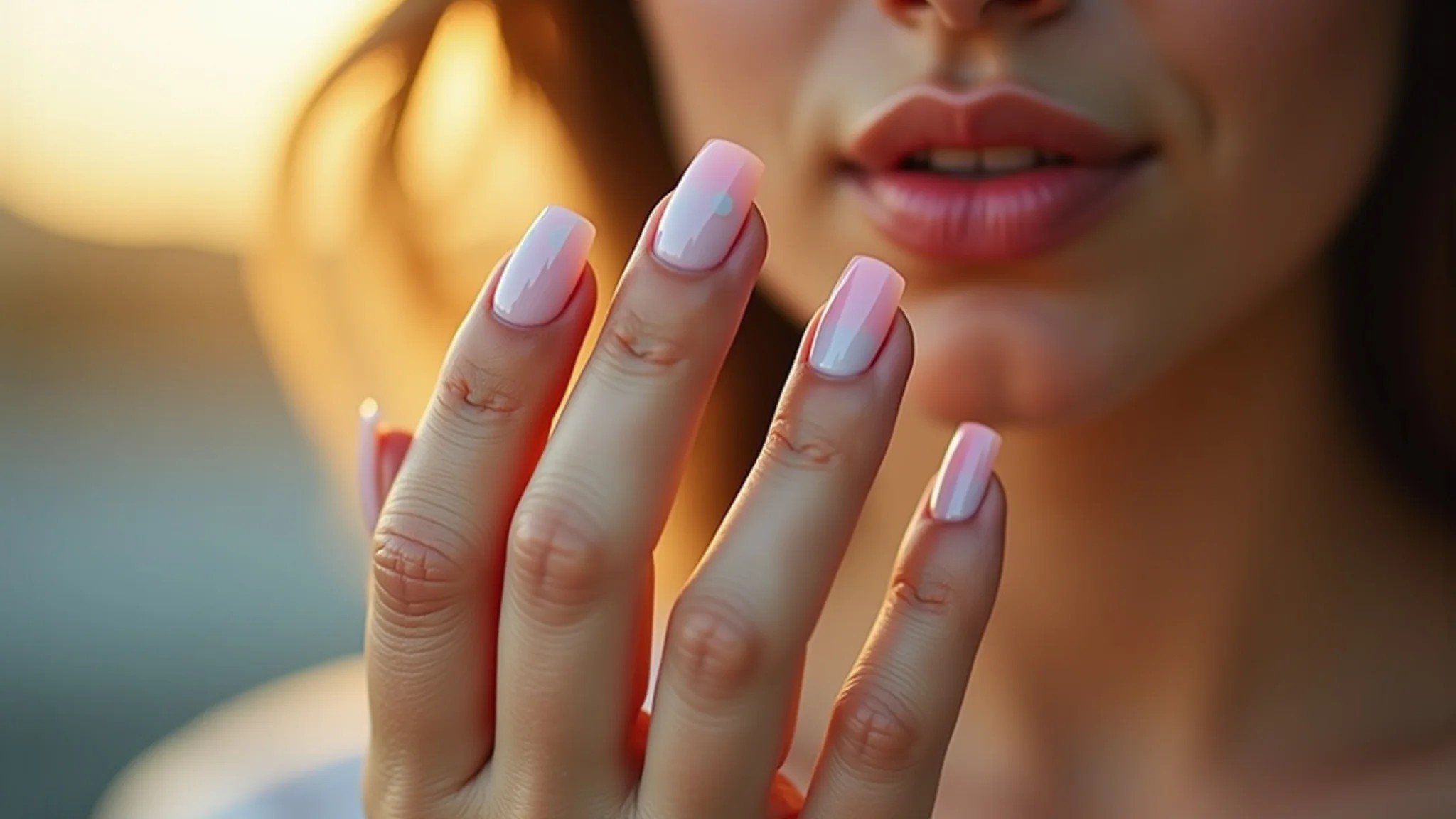 Unhas degradê em tons pastel, delicadeza e modernidade.