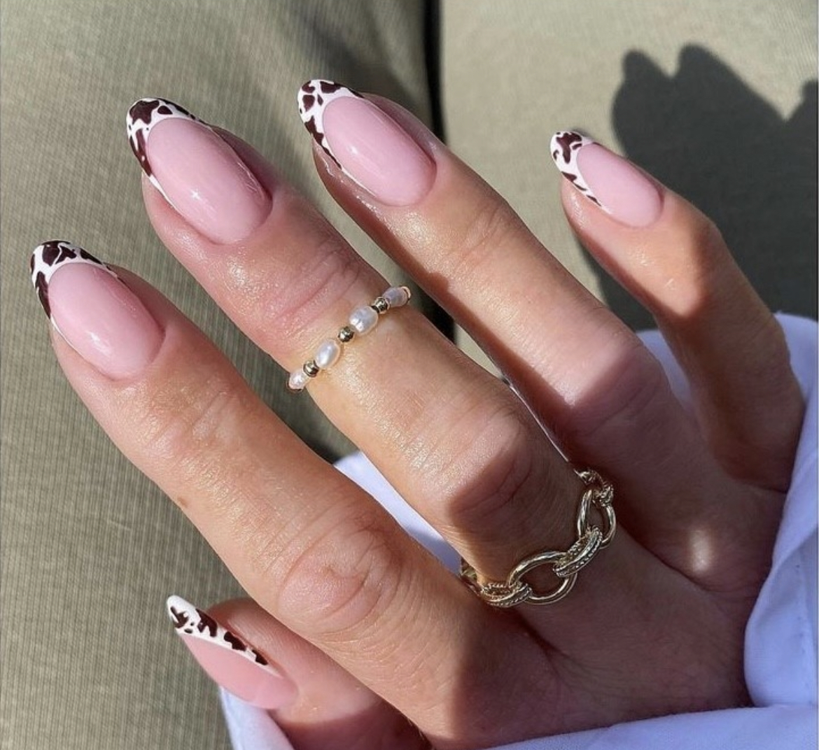 nail art com animal print ...