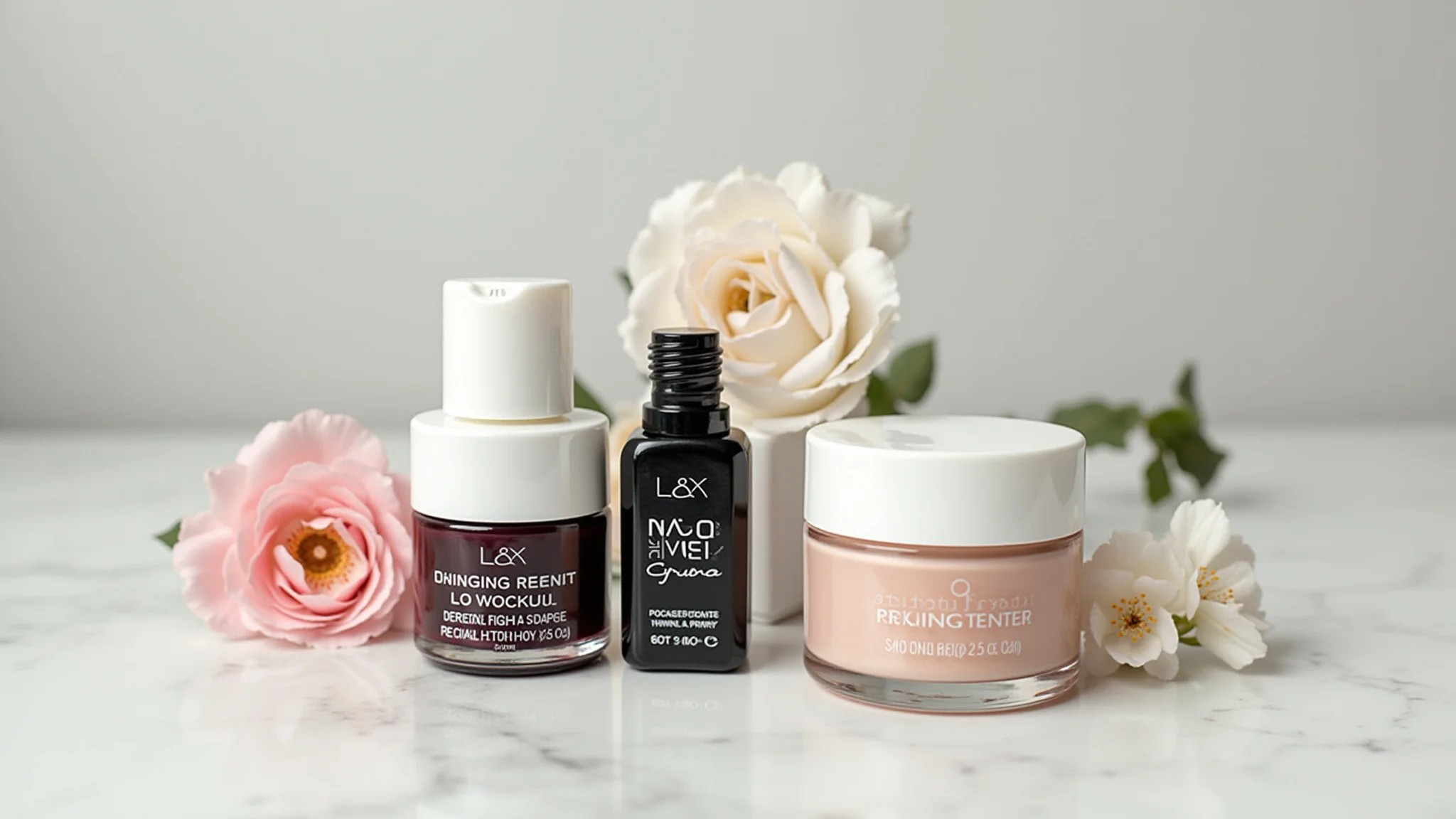 Produtos para cuidar das unhas no inverno: creme, óleo e base fortalecedora.