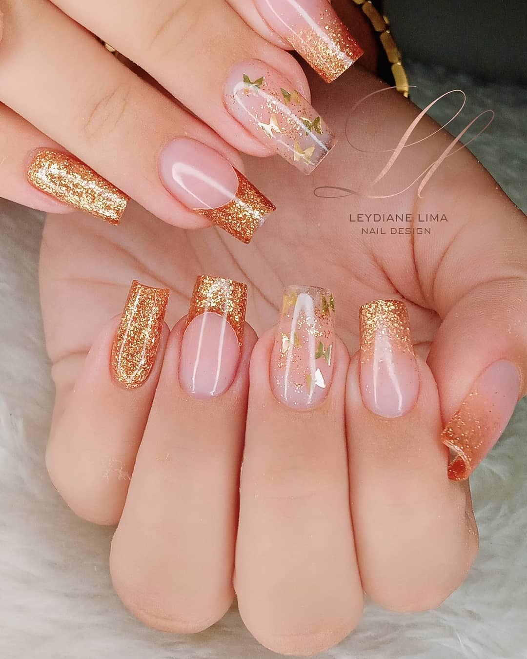 Unhas de fibra de vidro decoradas: 50 ...