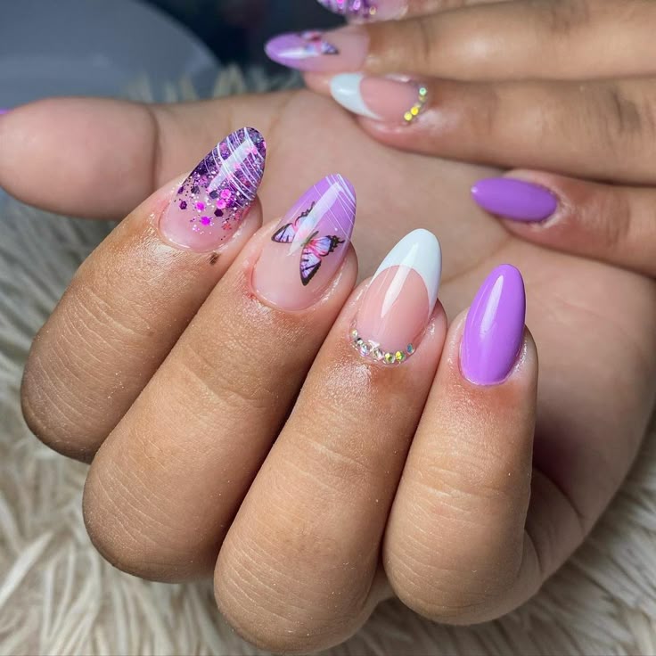 Unhas roxas, Unhas bonitas, Unhas ...