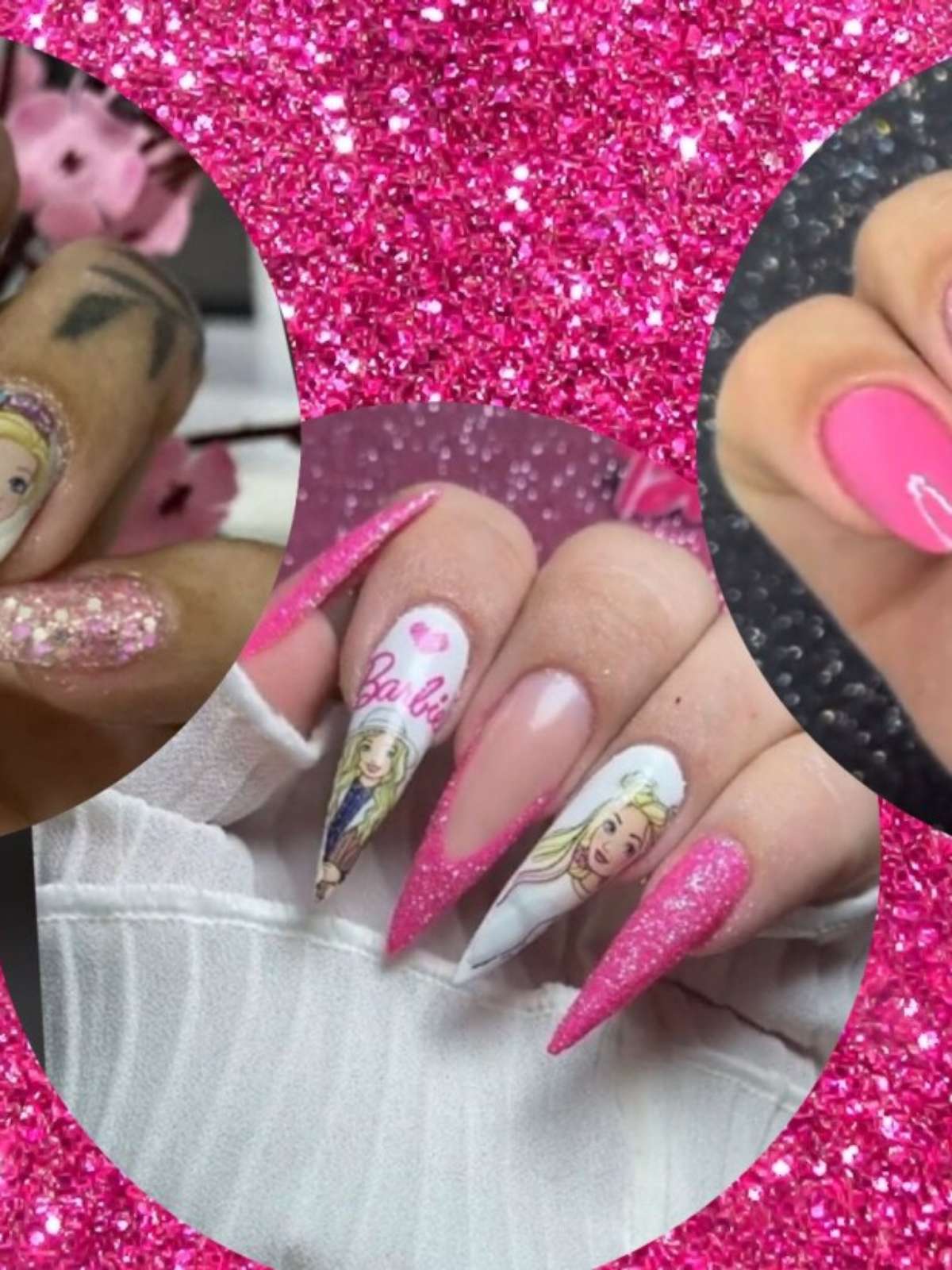 Essas unhas decoradas da Barbie com ...