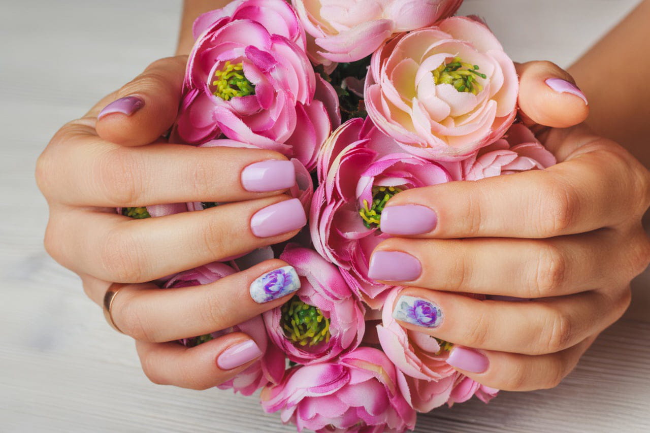 20 ideias de unhas decoradas com flores ...
