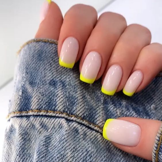 Francesinha Neon - Tendências unhas 2020