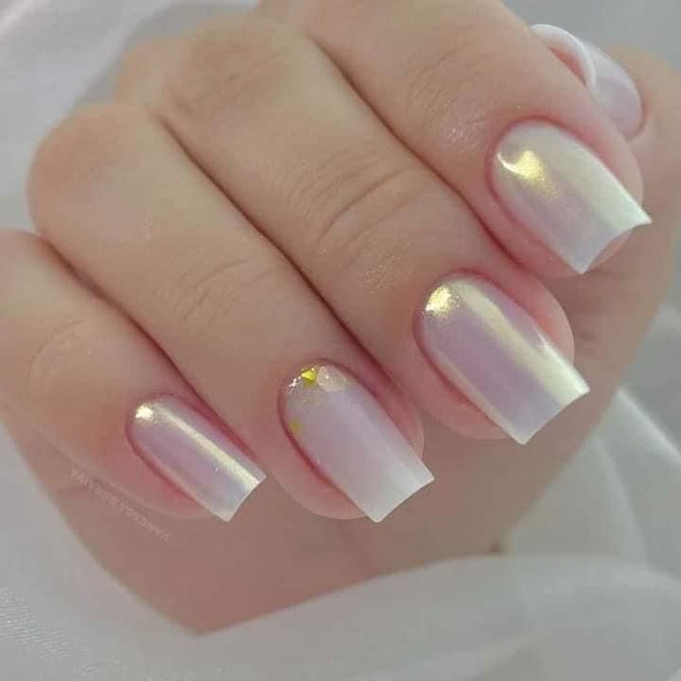 Unha de gel quadrada decorada: ideias ...