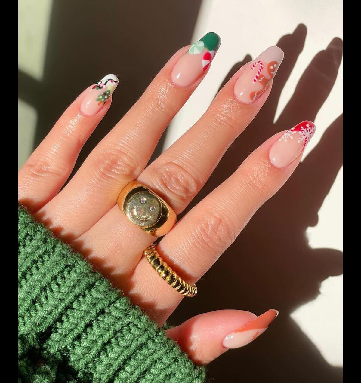 Foto: Unhas decoradas para o Natal ...