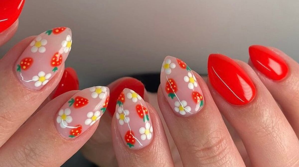 Unhas decoradas com flores: 20 fotos ...