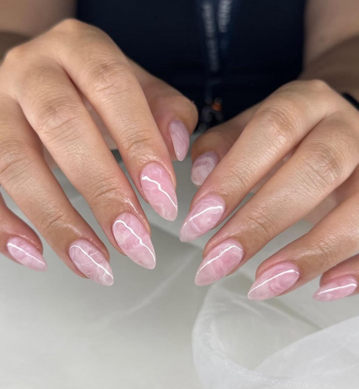 Unhas marmorizadas : r/Nails