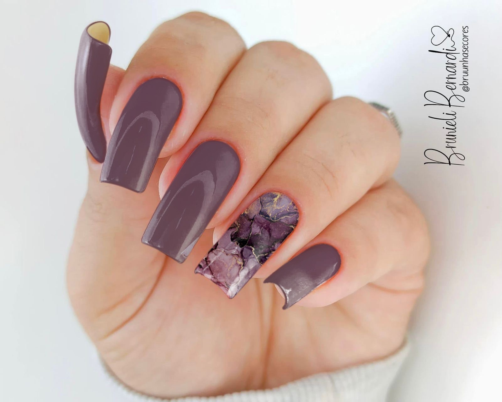 Adesivo para unhas Marmorizado - Loja ...