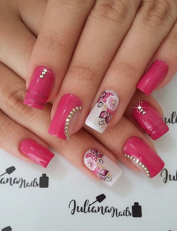 UNHAS DECORADAS COR DE ROSA 2020: Fotos ...